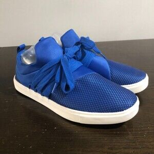 Brash Cobalt Royal Blue Fabric Fashion Casual Slip-on Sneakers Size 9.5M